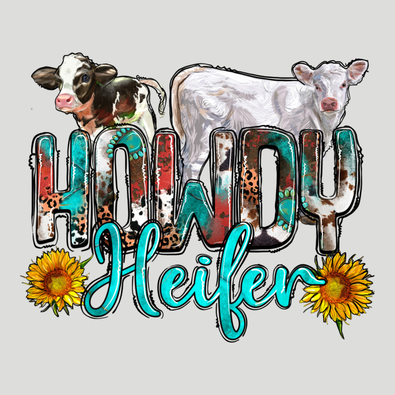 Western Howdy Heifer Zipper Hoodie by NancyCooperArtShop | Teevron