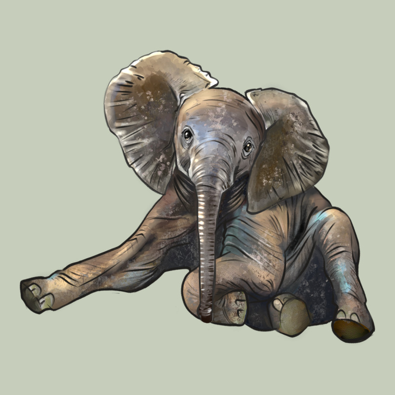 Baby Elephant Long Sleeve Tee by LillyAllenDesigns | Teevron