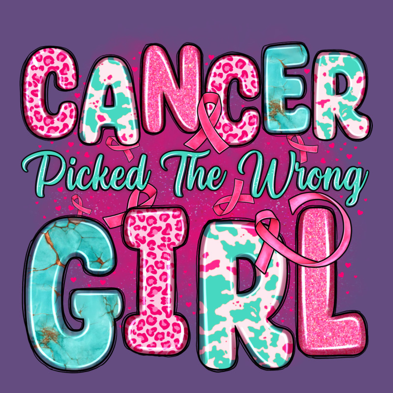 Cancer Picked The Wrong Girl Vintage Hoodie by JahusDesignShop | Teevron