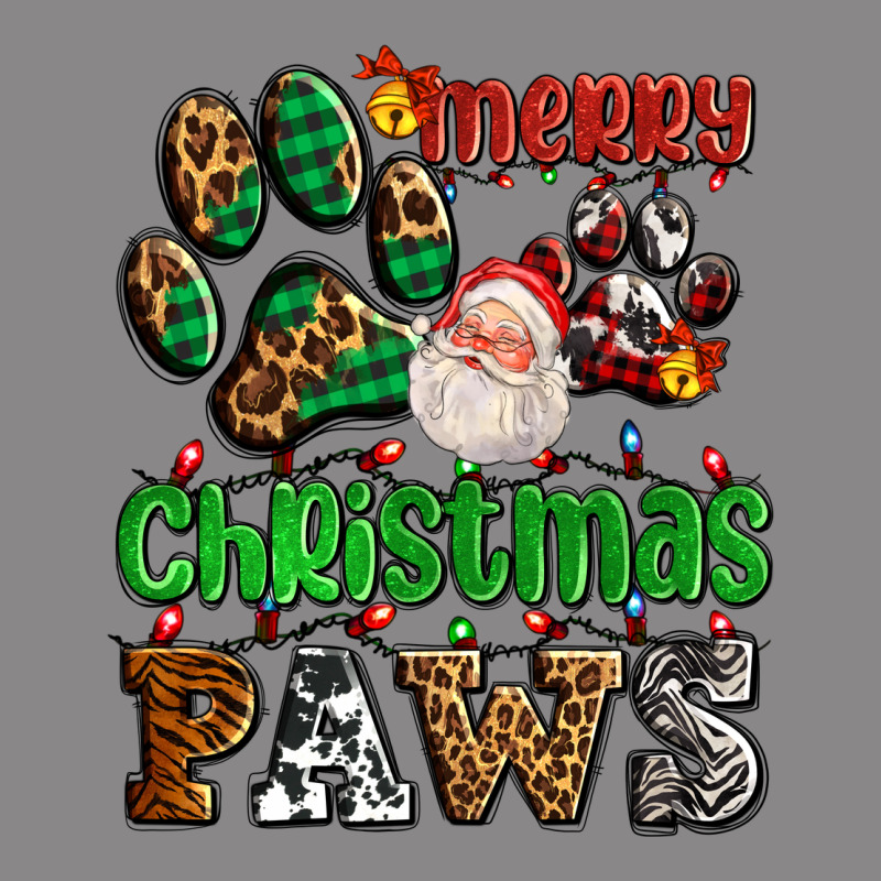 Merry Christmas Paws With Santa Vintage Tee by AdoDesignShop | Teevron