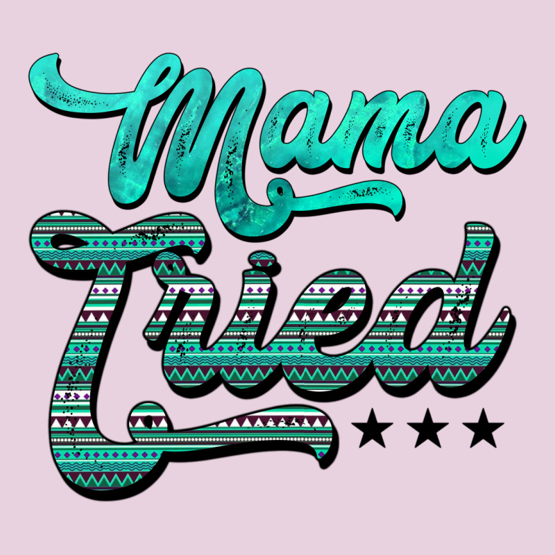 Mama Tried Aztec Turquoise Classic Tee by AdoDesignShop | Teevron