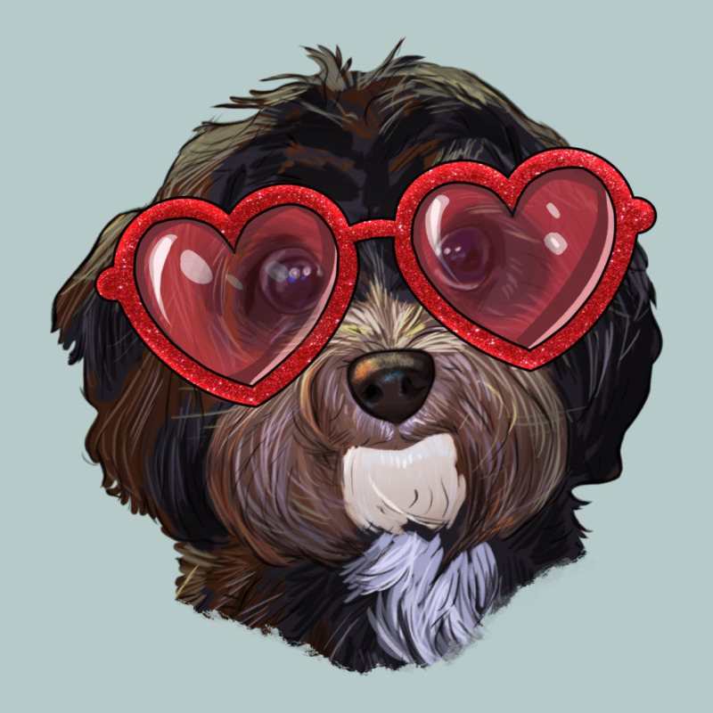 Havanese Dog With Love Glasses Heavy Core Tee by RanaPortraitStore | Teevron