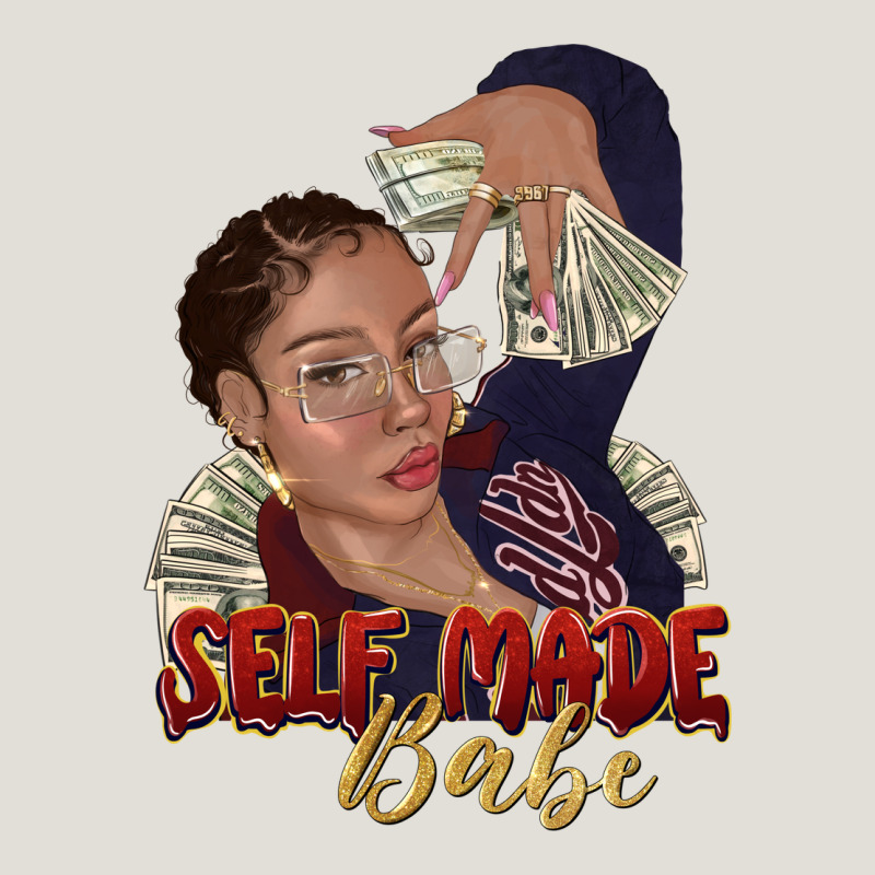Self Made Babe Afro Black Woman Heavy Core Tee by texasbilliewilder | Teevron