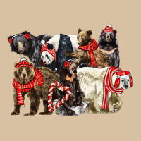 Christmas Bear Family Heavyweight Hoodie | Teevron