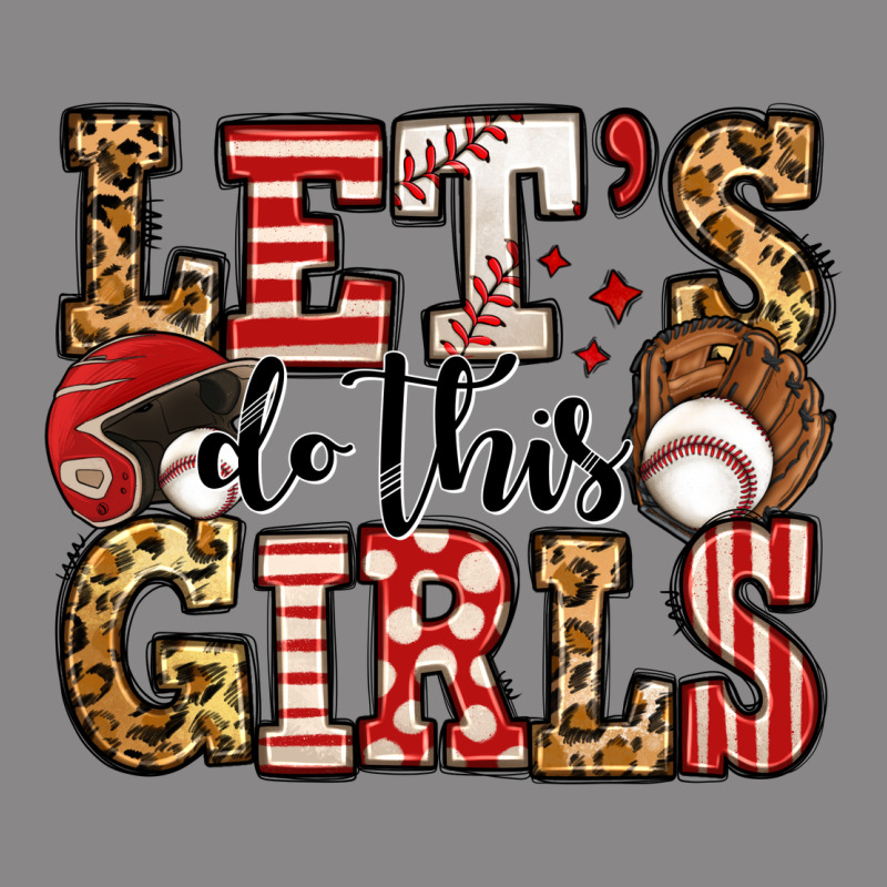 Let's Do This Girls Baseball Vintage Tee by Jasminsmagicworld | Teevron