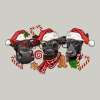 Christmas Black Angus Cows Heavyweight Hoodie | Teevron
