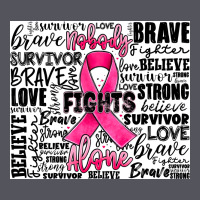 Breast Cancer Nobody Fights Alone Vintage Hoodie | Teevron