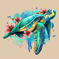 Floral Turtle Heavyweight Sweatshirt | Teevron