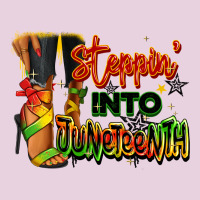 Steppin' Into Juneteenth Black Fashion Girl Ladies Tee | Teevron