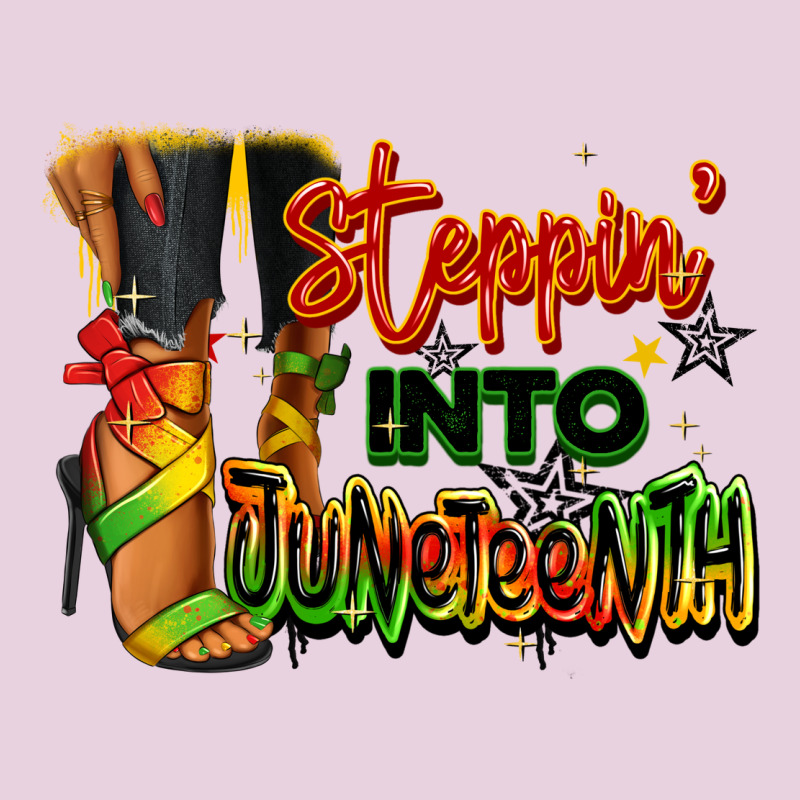 Steppin' Into Juneteenth Black Fashion Girl Ladies Tee by RanaPortraitStore | Teevron