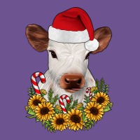 Calf Sunflower Christmas Vintage Tee | Teevron