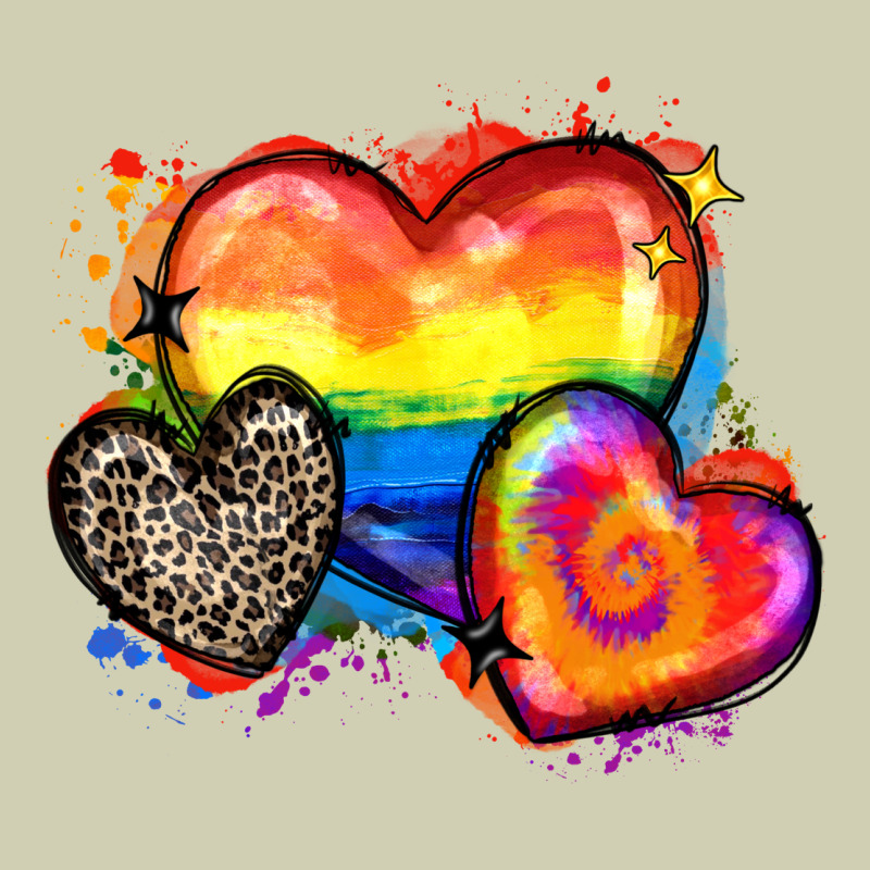 Pride Hearts Heavy Core Tee by Zillion Design Studio | Teevron