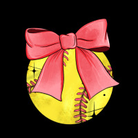 Coquette Softball Bow Long Sleeve Tee | Teevron