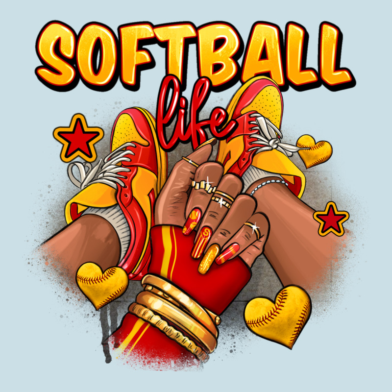 Softball Life Afro Girl Sneakers Ladies Tee by RanaPortraitStore | Teevron