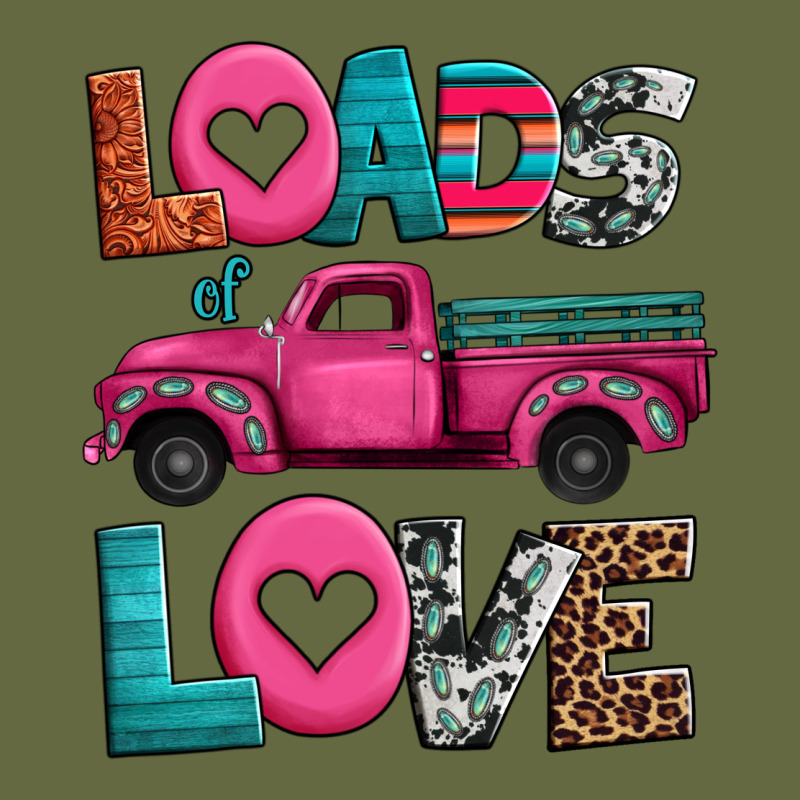 Loads Of Love Valentine's Day Truck Long Sleeve Tee by Jasminsmagicworld | Teevron