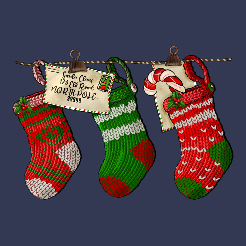 Christmas Socks With Santa Letter Heavyweight Hoodie by LillyAllenDesigns | Teevron