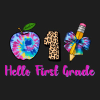Hello First Grade Tie Dye 3200x2400 Classic Tee | Teevron