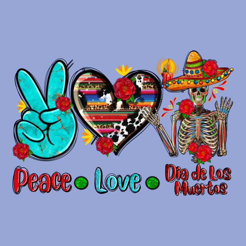 Peace Love Dia De Los Muertos Classic Tee by AdoDesignShop | Teevron