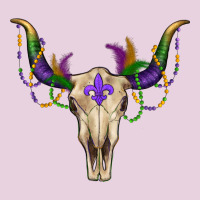 Mardi Gras Bull Skull Ladies Tee | Teevron