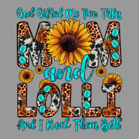 God Gifted Me Two Titles Mom And Lolli  And I Rock Vintage Hoodie | Teevron