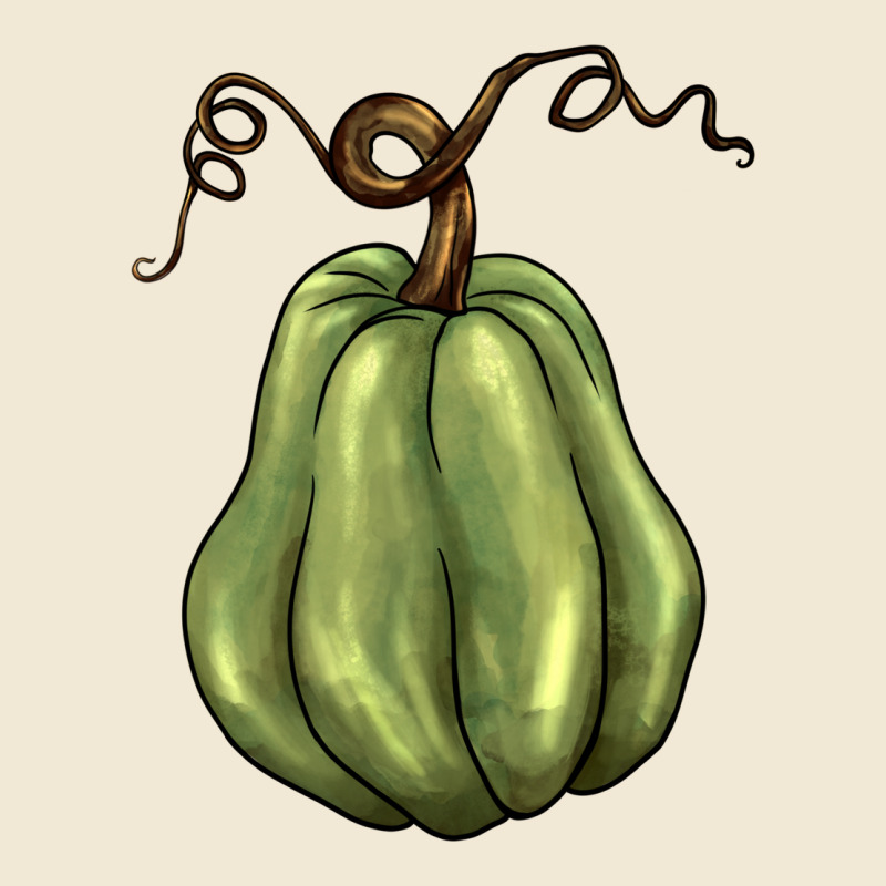 Gourd Green Pumpkin Premium Tee by BarkalooDesign | Teevron
