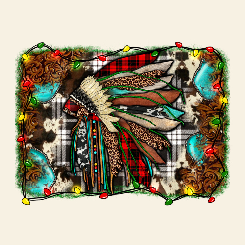 Christmas Indian Headdress Vintage Tee by JahusDesignShop | Teevron