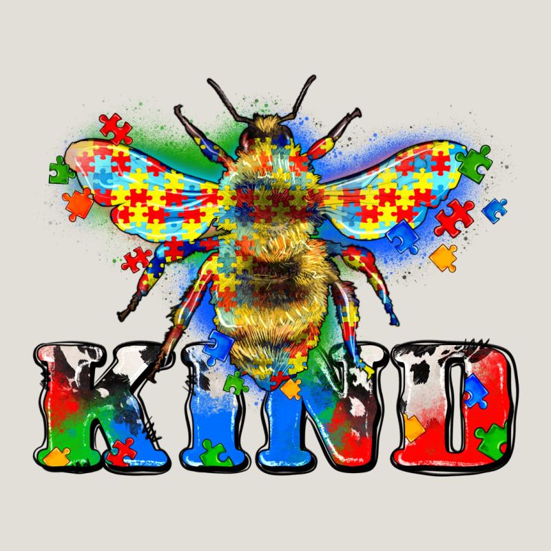 Bee Kind Autism Heavy Core Tee by Zillion Design Studio | Teevron