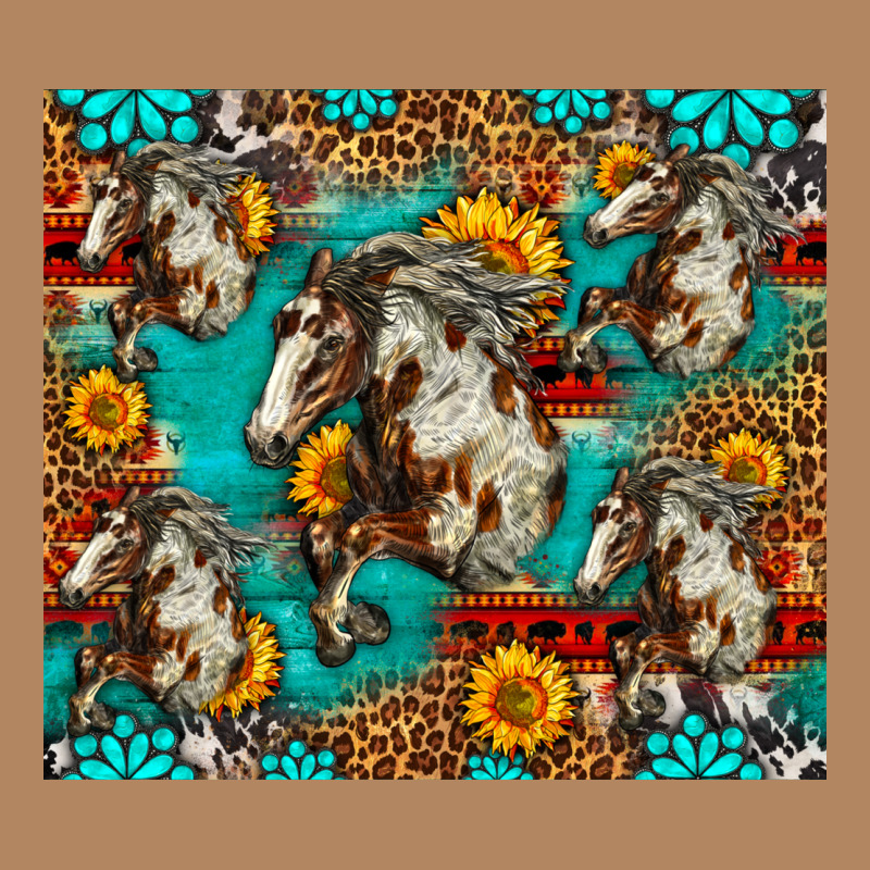 Mustang Horse Western Long Sleeve Tee by LillyAllenDesigns | Teevron