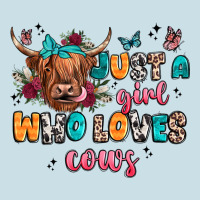 Just A Girl Who Loves Cows Ladies Tee | Teevron