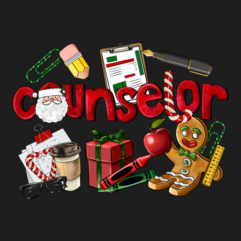 Counselor Christmas Heavyweight Hoodie by LillyAllenDesigns | Teevron