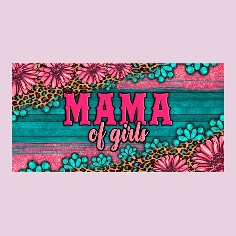 Pink Roses Mama Of Girls License Plate Classic Tee by Artiststas | Teevron