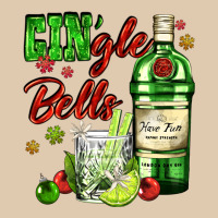 Gin`gle Bells With Bottle And Cocktail Heavyweight Sweatshirt | Teevron