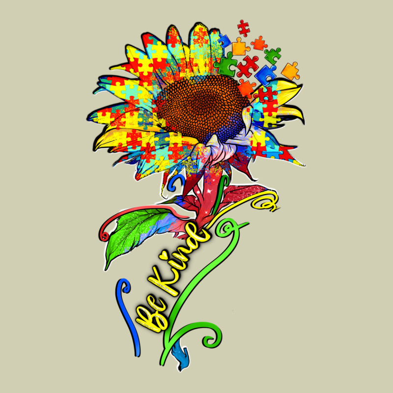 Be Kind Autism Sunflower Heavy Core Tee by Zillion Design Studio | Teevron