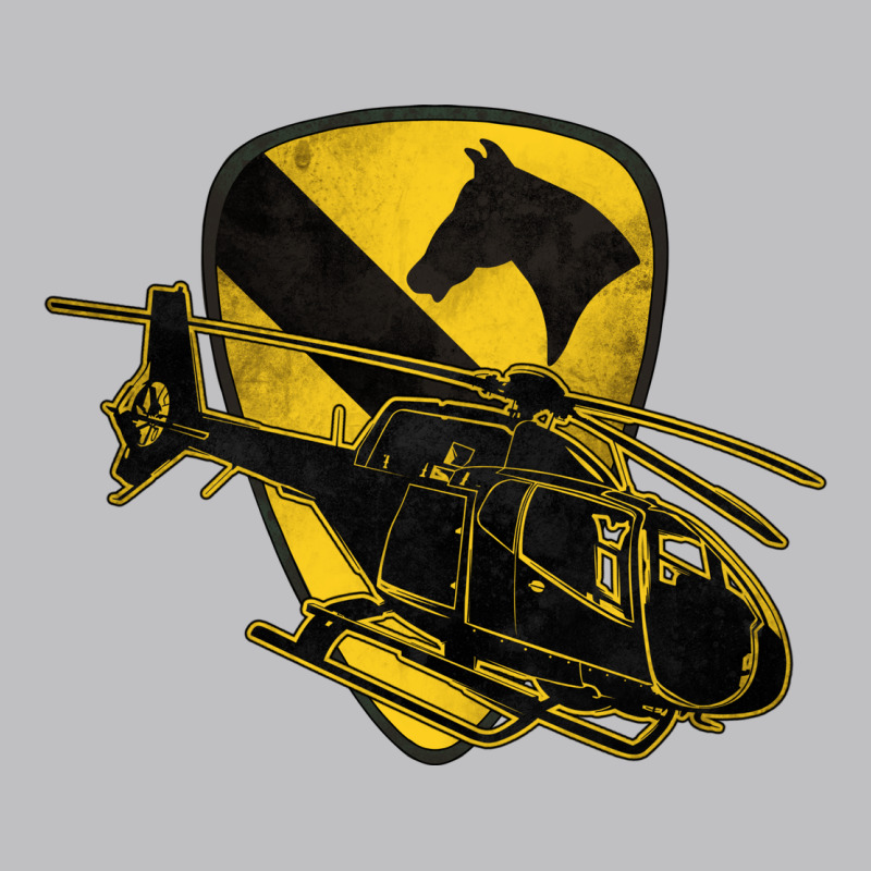 1st Cavalry Division Chopper Helicopter Air Cav Long Sleeve Tee by Jasminsmagicworld | Teevron