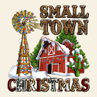 Small Town Christmas With Barn And Cactus Vintage Tee | Teevron