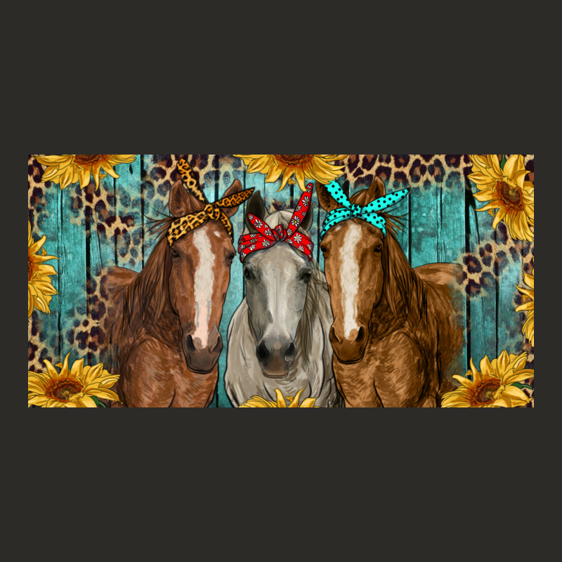 Horses With Leopard And Sunflowers Heavy Core Tee by RanaPortraitStore | Teevron