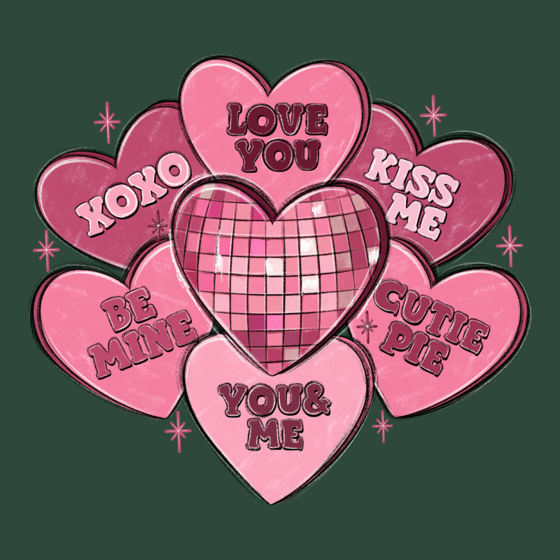 Valentines Conversation Hearts Zipper Hoodie by MaliasSmallBusiness | Teevron