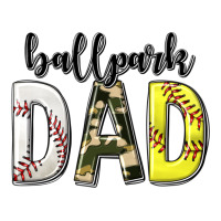 ballpark dad with softball and baseball | Teevron