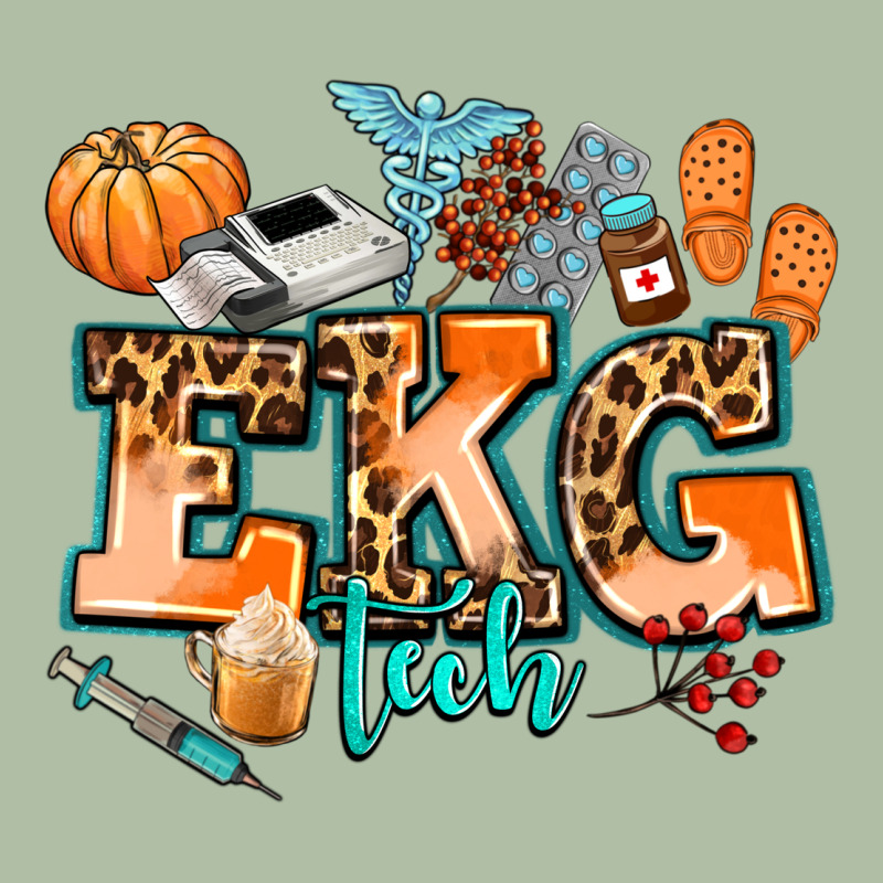 Ekg Tech Fall Urban Heavy Tee by AdoDesignShop | Teevron