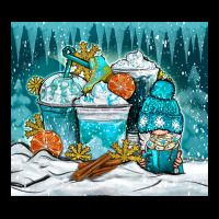 Winter Coffee Cups With Gnome Zipper Hoodie | Teevron