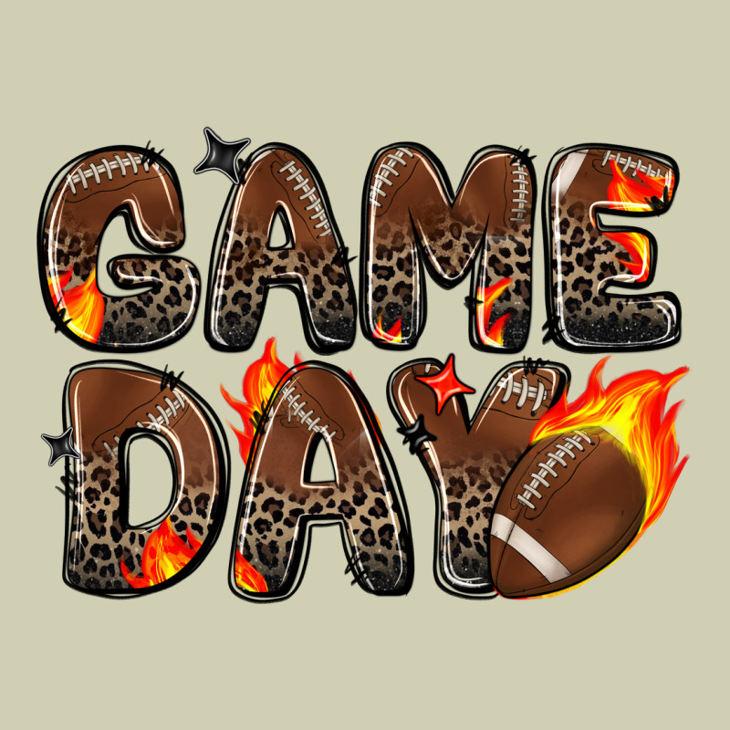 Game Day Football Leopard Heavy Core Tee by Zillion Design Studio | Teevron