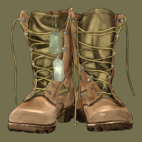 Soldier Boots Vintage Hoodie | Teevron
