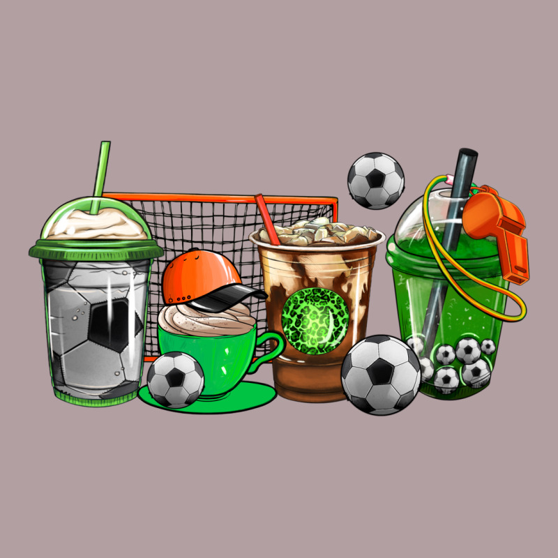 Soccer Coffee Cups Vintage Hoodie by AdoDesignShop | Teevron