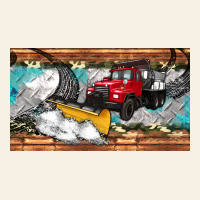 Snow Truck Sippy Cup Vintage Tee | Teevron