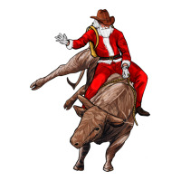 santa riding a bull | Teevron