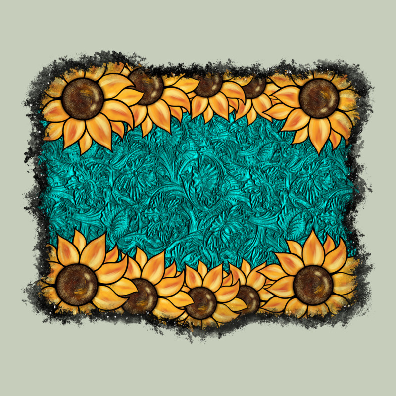 Sunflower Background Long Sleeve Tee by BarkalooDesign | Teevron