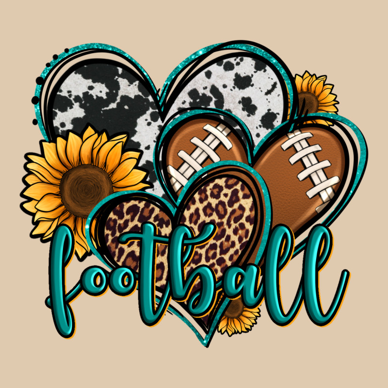 Football Hearts Heavyweight Sweatshirt by Jasminsmagicworld | Teevron