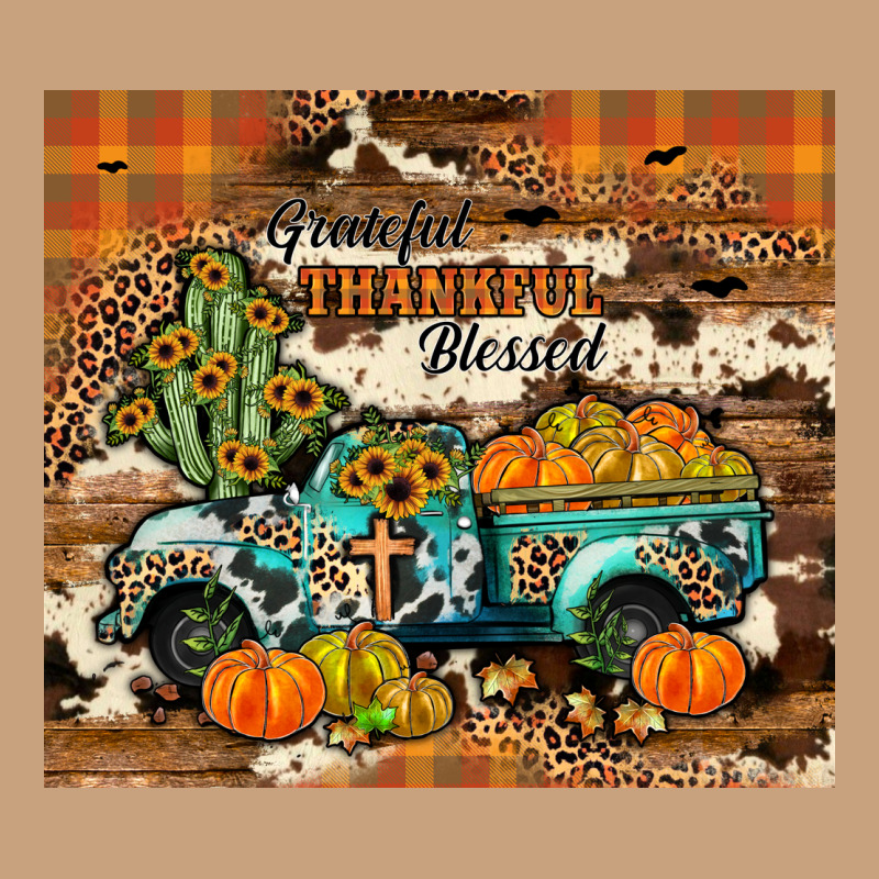 Grateful Thankful Blessed Vintage Tee by JahusDesignShop | Teevron