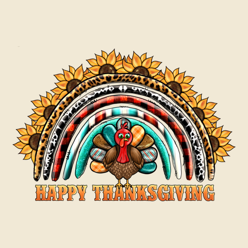 Happy Thanksgiving Rainbow Premium Tee by BarkalooDesign | Teevron