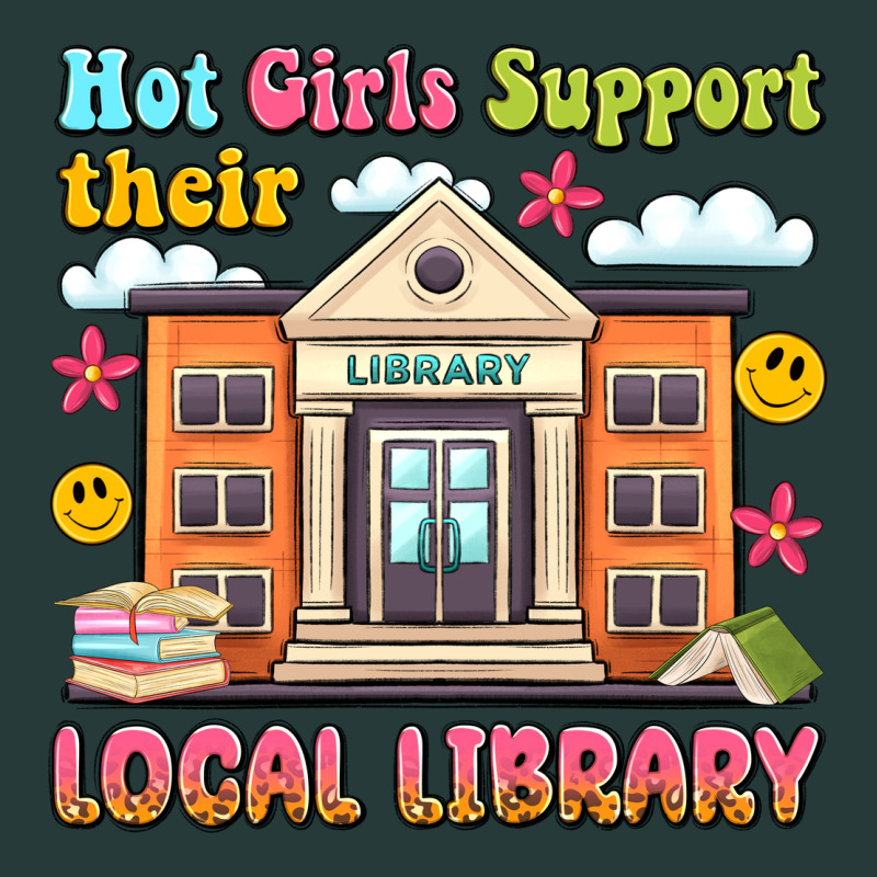 Hot Girls Support Their Local Library Premium Sweatshirt by Artiststas | Teevron